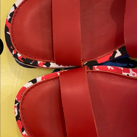 Fly London Cape Sandal - Red - Picture 4 of 8